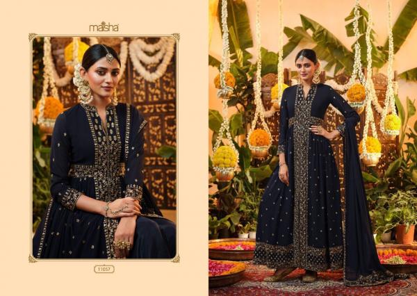 Maisha Zeynep Heavy Georgette Designer Embroidery Suit Collection